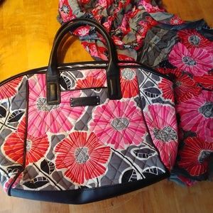 Vera Bradley purse and scarf